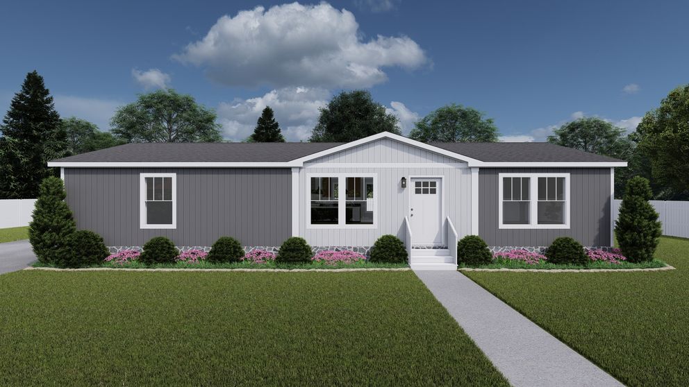 The LIMELIGHT Exterior. This Manufactured Mobile Home features 3 bedrooms and 2 baths.
