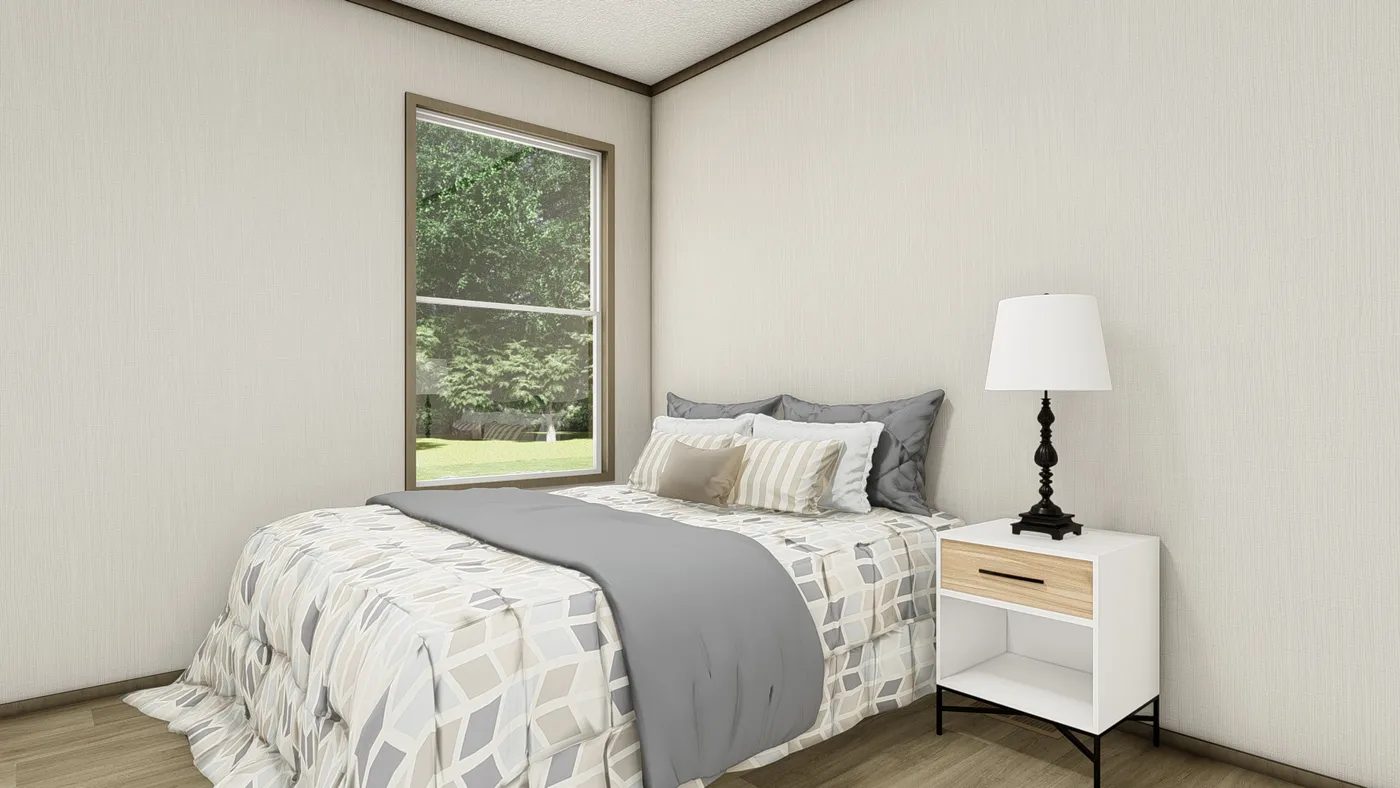 The SNOWCAP Exterior. This Manufactured Mobile Home features 4 bedrooms and 2 baths.
