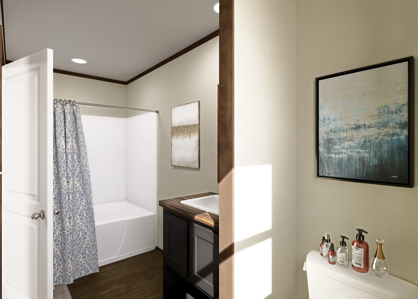 The DIAS Exterior. This Manufactured Mobile Home features 3 bedrooms and 2 baths.
