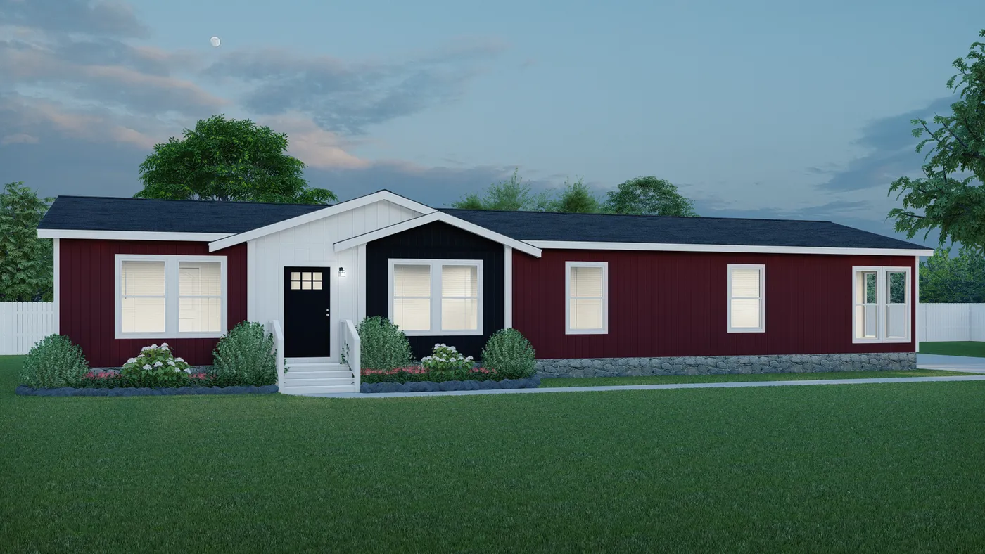 The STERLING XL ANNIVERSARY Exterior. This Manufactured Mobile Home features 3 bedrooms and 2 baths.