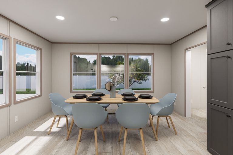 The ULTRA FLEX JEWEL Exterior. This Manufactured Mobile Home features 3 bedrooms and 2 baths.