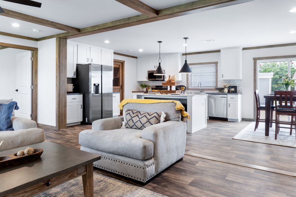 The FARM 3 FLEX ELITE DEN Exterior. This Manufactured Mobile Home features 3 bedrooms and 2 baths.