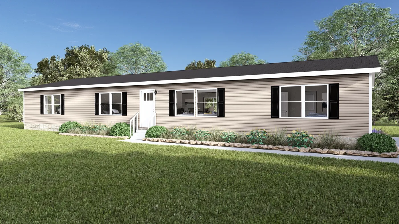 The LEGEND BIG BOY Exterior. This Manufactured Mobile Home features 4 bedrooms and 2 baths.