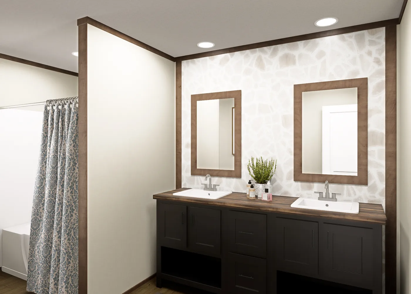 The DRAKE Exterior. This Manufactured Mobile Home features 3 bedrooms and 2 baths.