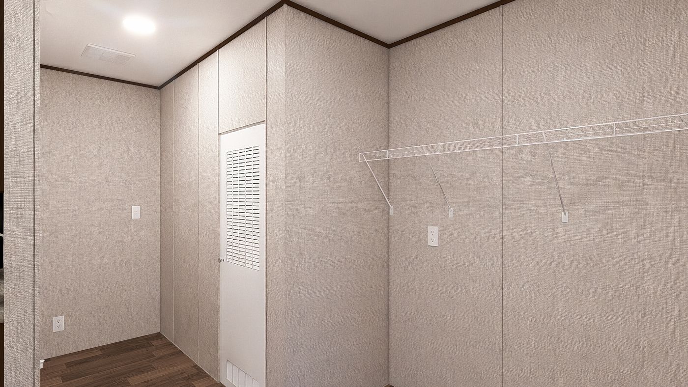 The MAPLE Exterior. This Manufactured Mobile Home features 3 bedrooms and 2 baths.