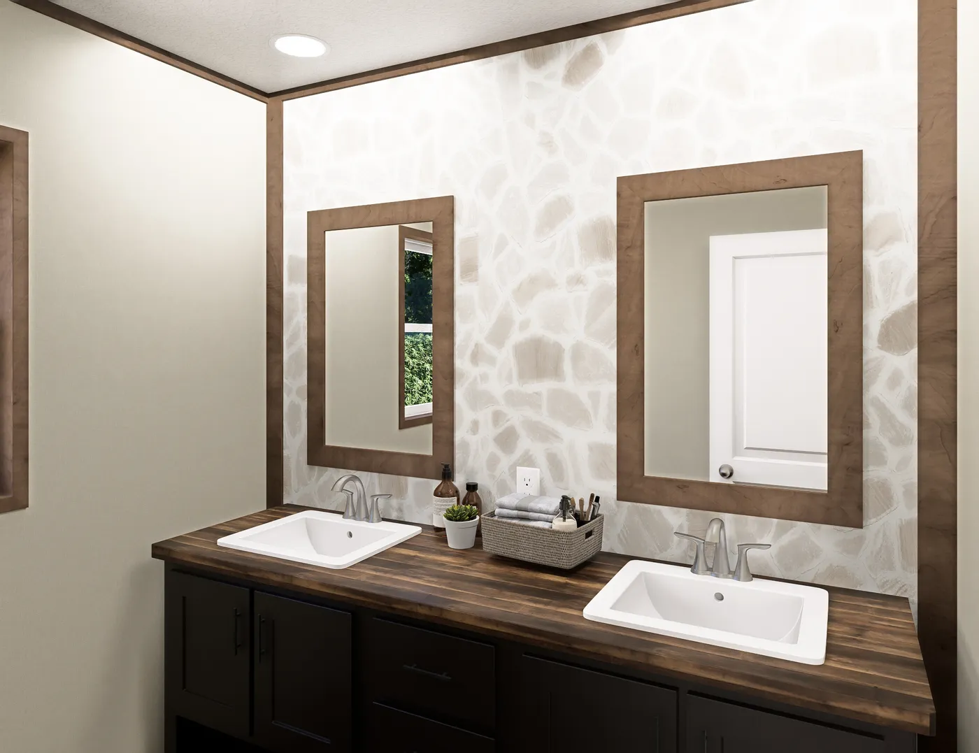 The TUSCANY Exterior. This Manufactured Mobile Home features 2 bedrooms and 2 baths.