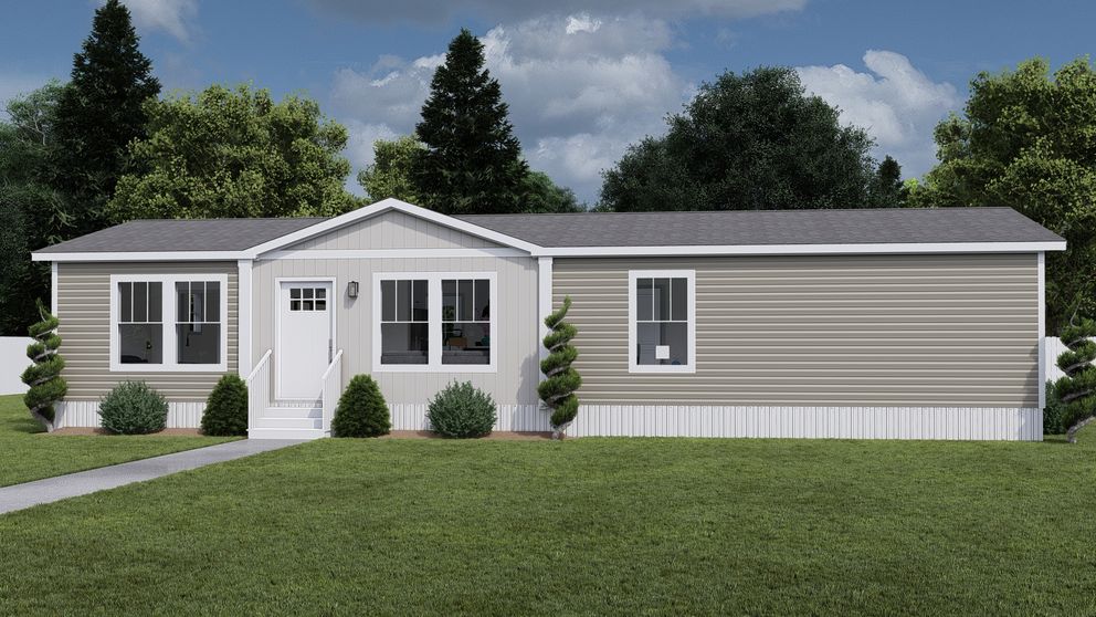 The MY GIRL Exterior. This Manufactured Mobile Home features 3 bedrooms and 2 baths.
