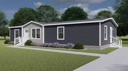 The LET IT BE Exterior. This Manufactured Mobile Home features 3 bedrooms and 2 baths.