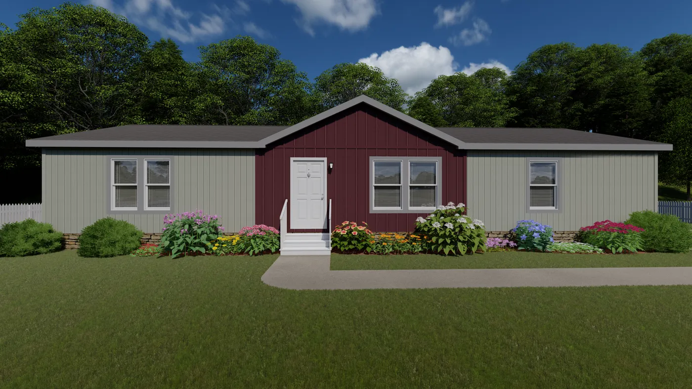 The 2024 COLUMBIA RIVER (NEW) Exterior. This Manufactured Mobile Home features 3 bedrooms and 2 baths.