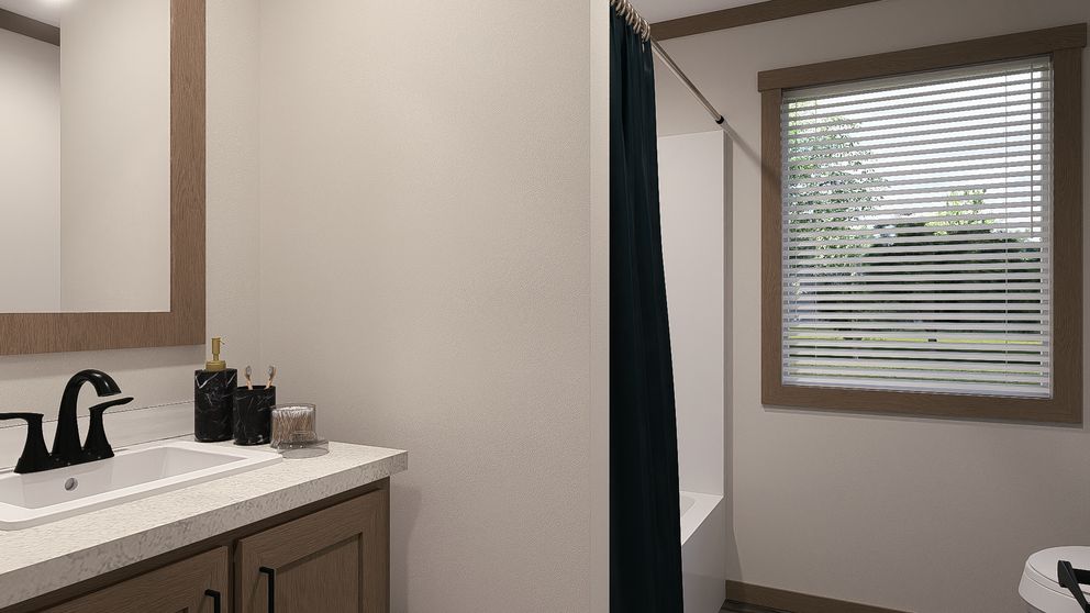 The TINSLEY Exterior. This Manufactured Mobile Home features 4 bedrooms and 2 baths.