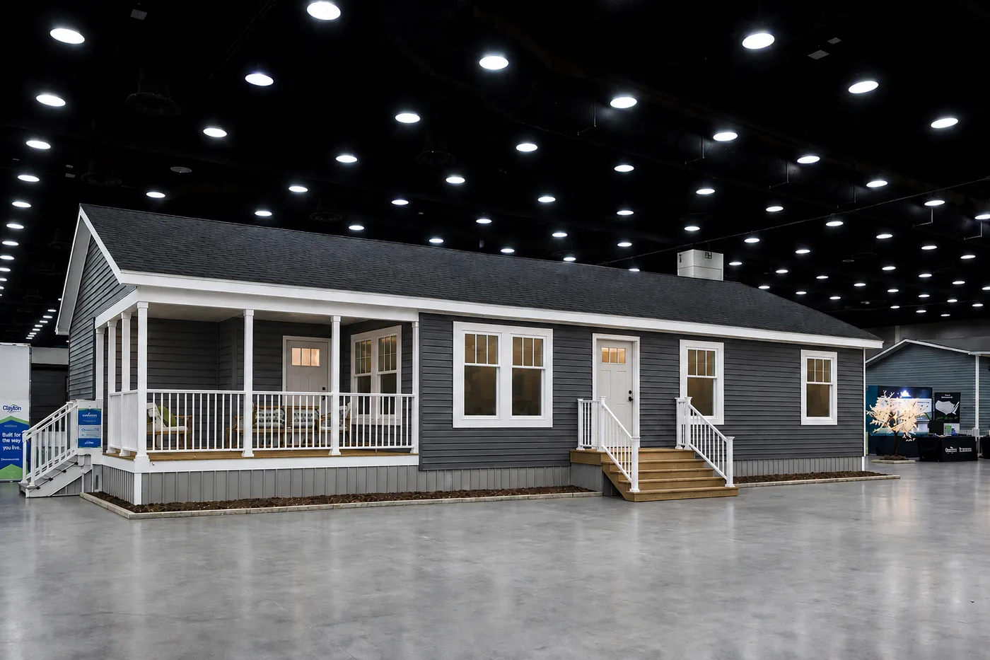 The STRATFORD PL 6630-MS062 SECT Exterior. This Manufactured Mobile Home features 3 bedrooms and 2 baths.