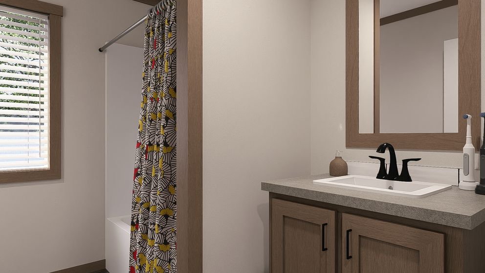 The EMILIE Exterior. This Manufactured Mobile Home features 3 bedrooms and 2 baths.