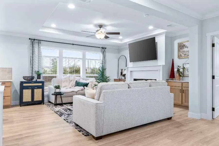 The THE ARCHIBALD Exterior. This Manufactured Mobile Home features 4 bedrooms and 2 baths.