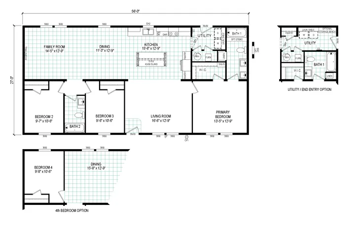 The 5628-E787 THE PULSE Exterior. This Manufactured Mobile Home features 3 bedrooms and 2 baths.
