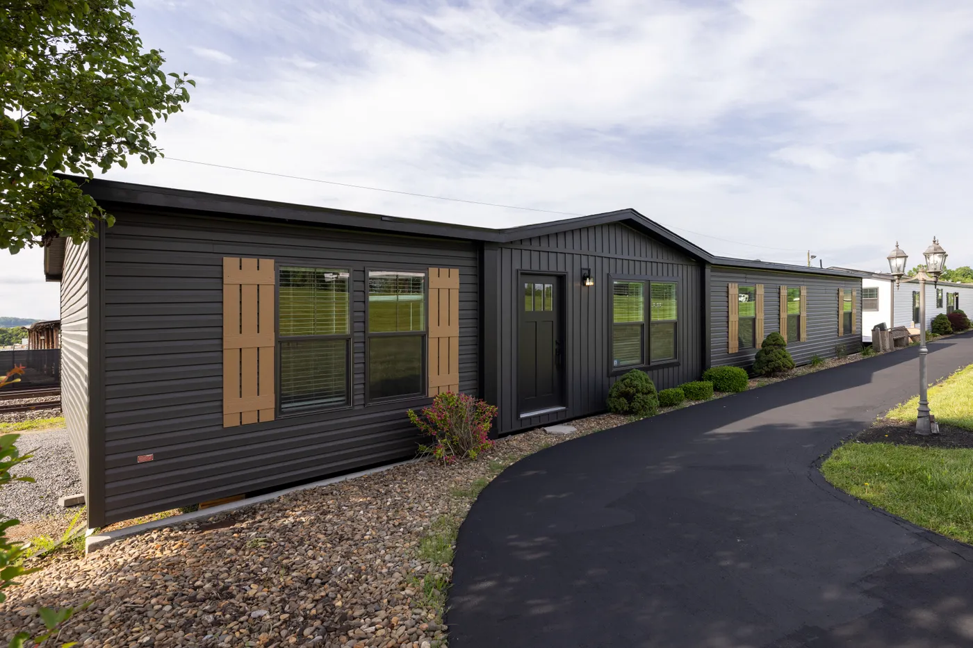 The VISION Exterior. This Manufactured Mobile Home features 4 bedrooms and 2 baths.