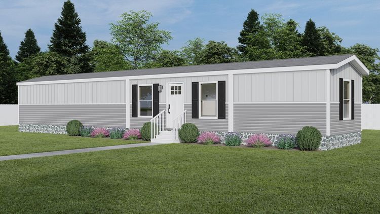 The DIAS 7014-1466 Exterior. This Manufactured Mobile Home features 3 bedrooms and 2 baths.