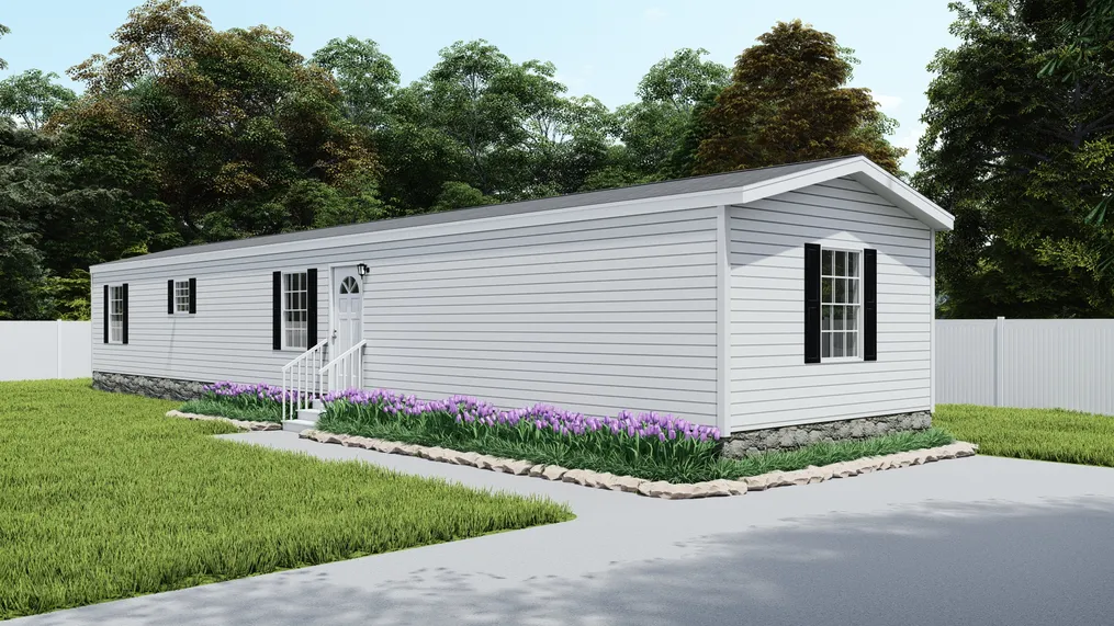 The ULTRA EXCEL 16X66 Exterior. This Manufactured Mobile Home features 3 bedrooms and 2 baths.