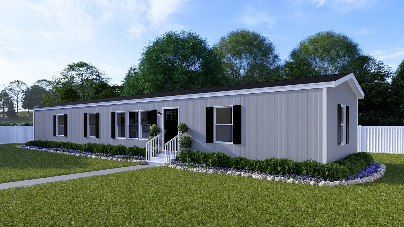 The FESTIVAL Exterior. This Manufactured Mobile Home features 3 bedrooms and 2 baths.