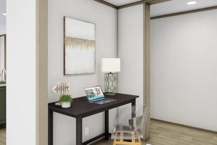 The COOK Exterior. This Manufactured Mobile Home features 3 bedrooms and 2 baths.