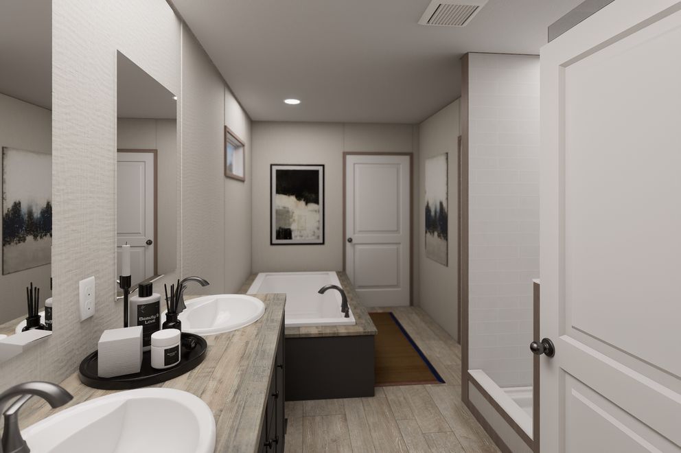 The ULTRA FLEX JEWEL Exterior. This Manufactured Mobile Home features 3 bedrooms and 2 baths.