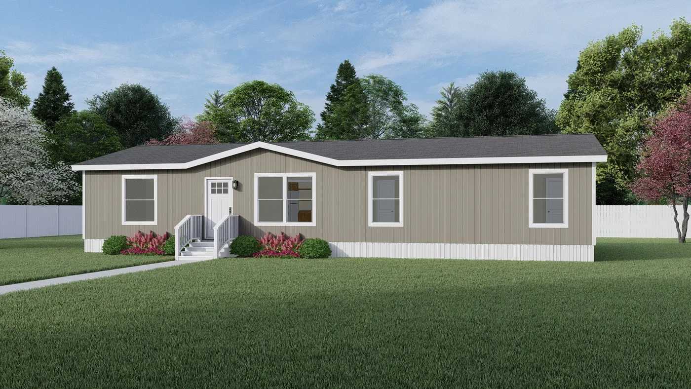Basic -Stonehenge. The BOONE Exterior. This Manufactured Mobile Home features 4 bedrooms and 2 baths.