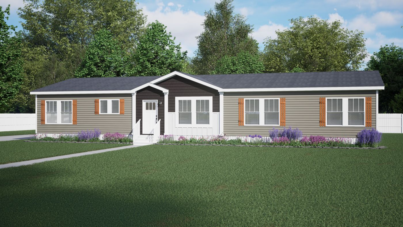 The BOUJEE PREMIER Exterior. This Manufactured Mobile Home features 4 bedrooms and 2 baths.