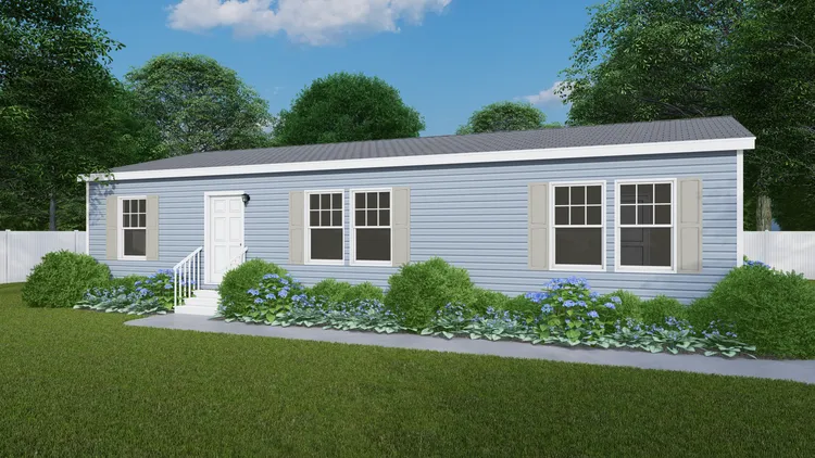 The SPRING MEADOW 4828-MS007 SECT Exterior. This Manufactured Mobile Home features 3 bedrooms and 2 baths.