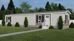 The POLO Exterior. This Manufactured Mobile Home features 2 bedrooms and 1 bath.