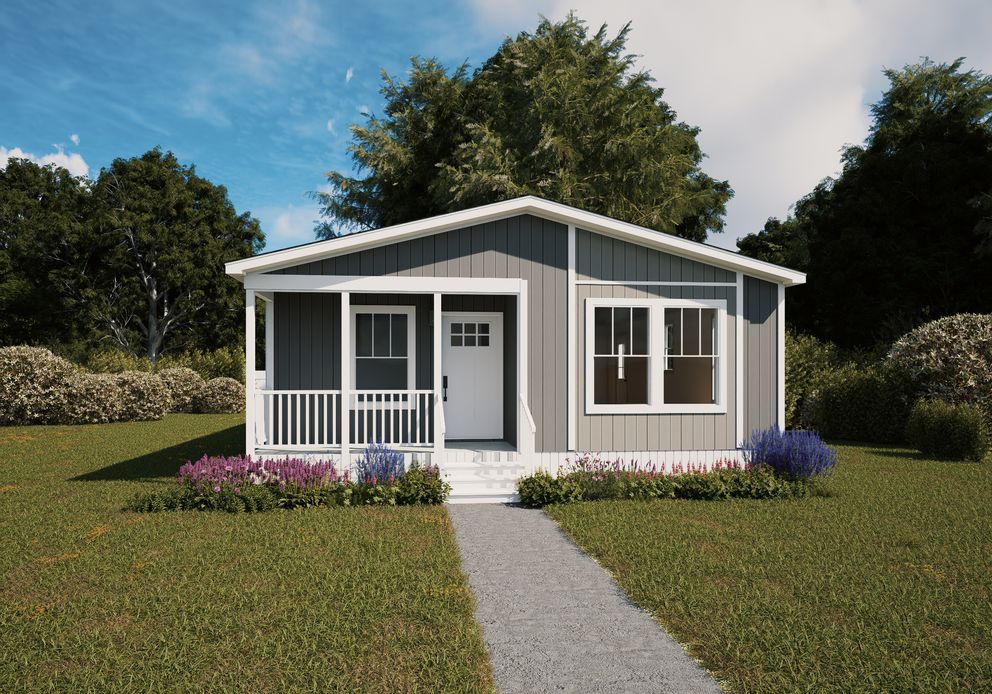 The REPRISE Exterior. This Manufactured Mobile Home features 3 bedrooms and 2 baths.