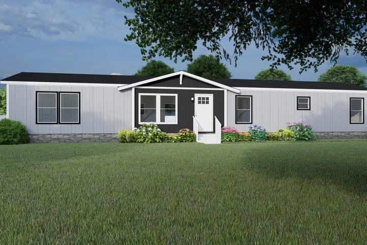 The EL SUENO BREEZE Exterior. This Manufactured Mobile Home features 4 bedrooms and 2 baths.