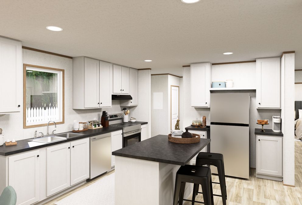 The HAVEN Exterior. This Manufactured Mobile Home features 3 bedrooms and 2 baths.