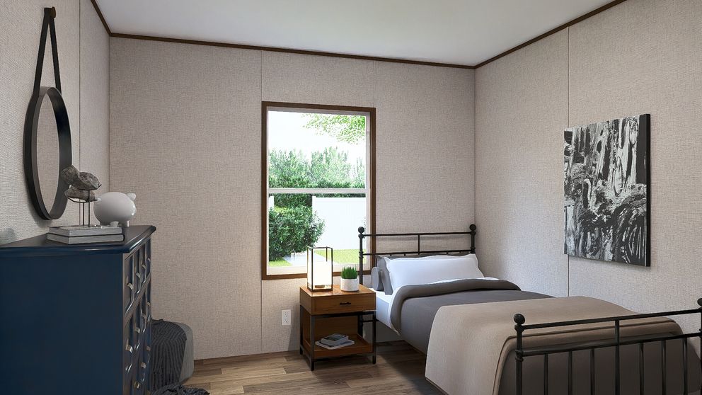 The MAPLE Exterior. This Manufactured Mobile Home features 3 bedrooms and 2 baths.