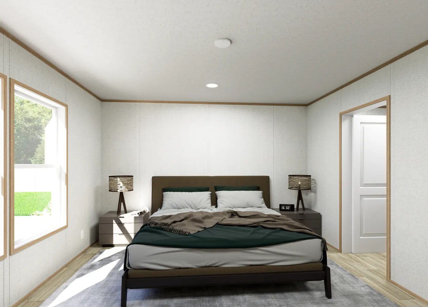 The ASPIRE Exterior. This Manufactured Mobile Home features 3 bedrooms and 2 baths.