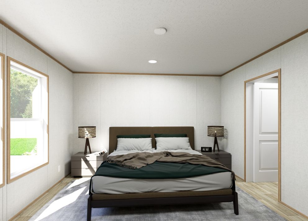 The ASPIRE Exterior. This Manufactured Mobile Home features 3 bedrooms and 2 baths.