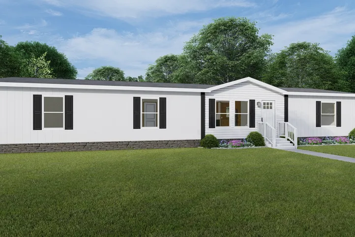 The MOROCCO Exterior. This Manufactured Mobile Home features 4 bedrooms and 2 baths.