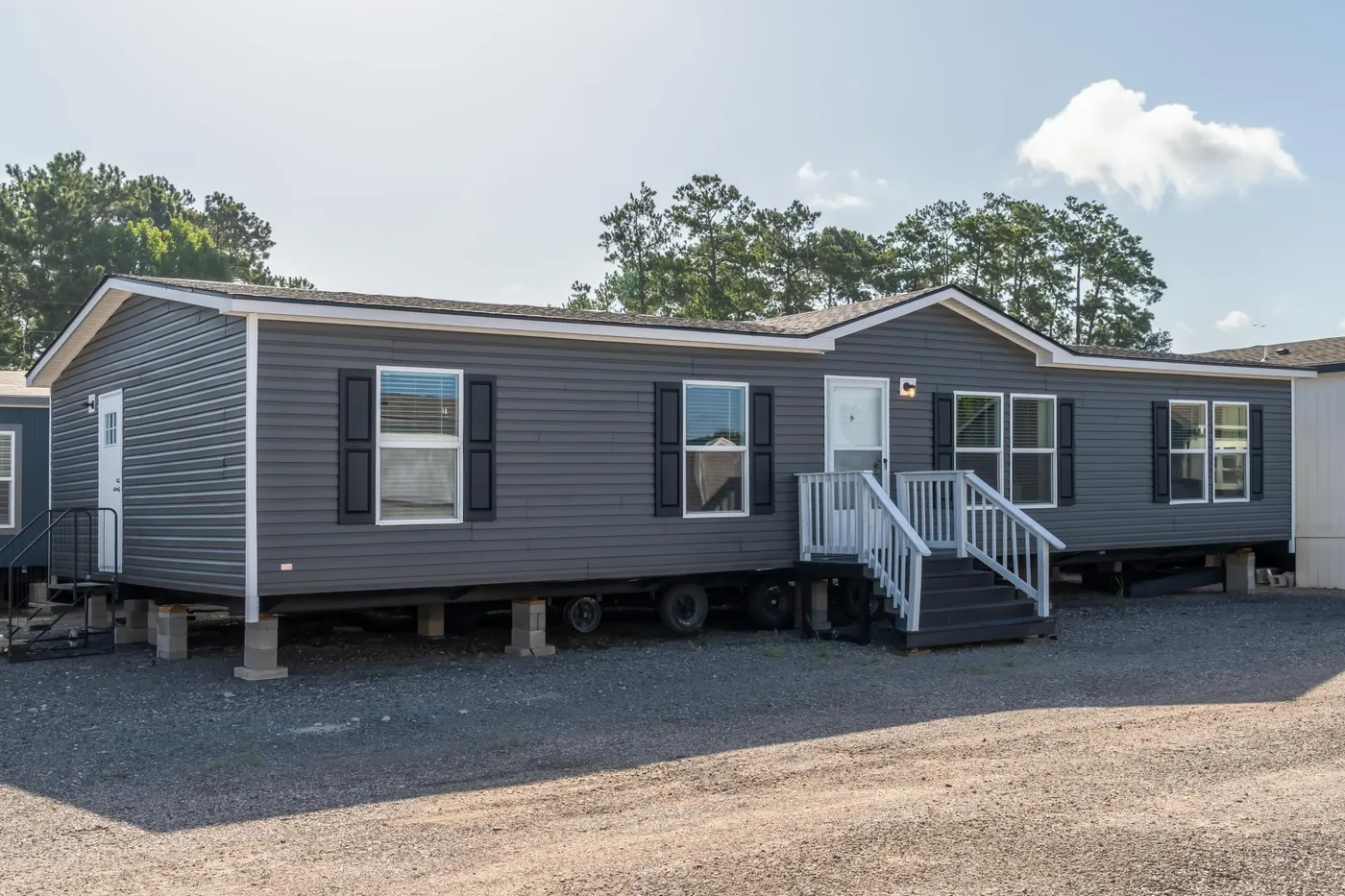 The ELEMENT Exterior. This Manufactured Mobile Home features 3 bedrooms and 2 baths.