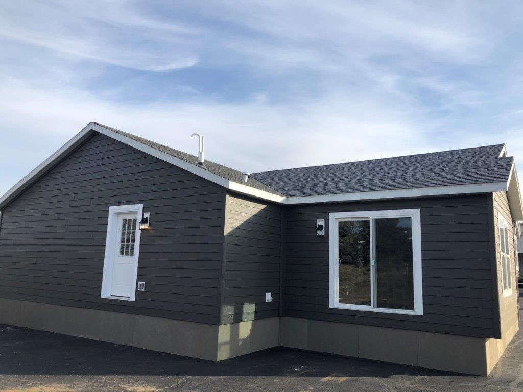 The LEGACY 572 MOD Exterior. This Modular Home features 3 bedrooms and 2 baths.