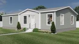 The UNDER PRESSURE Exterior. This Manufactured Mobile Home features 3 bedrooms and 2 baths.