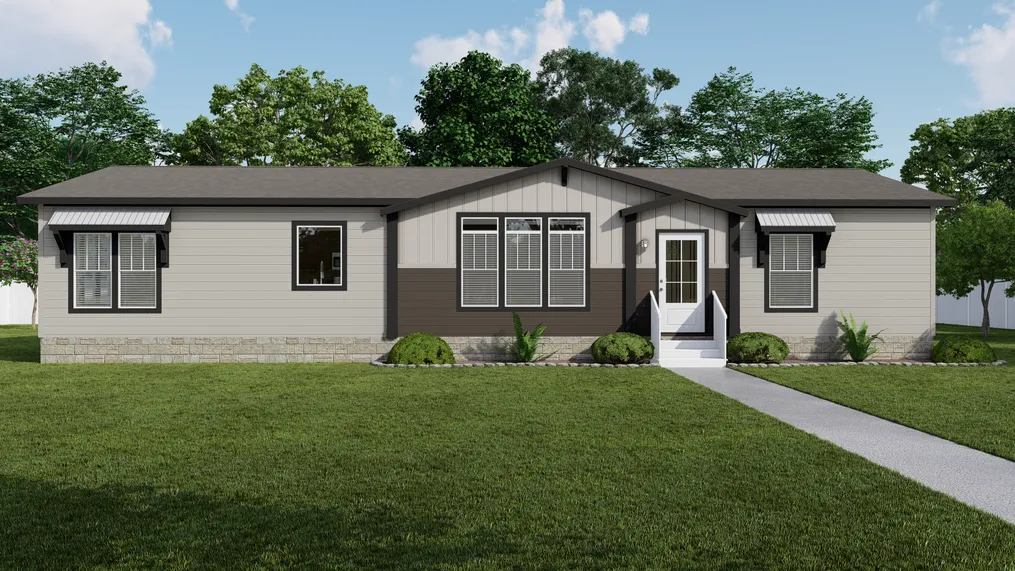 The THE VAIL Exterior. This Manufactured Mobile Home features 3 bedrooms and 2 baths.