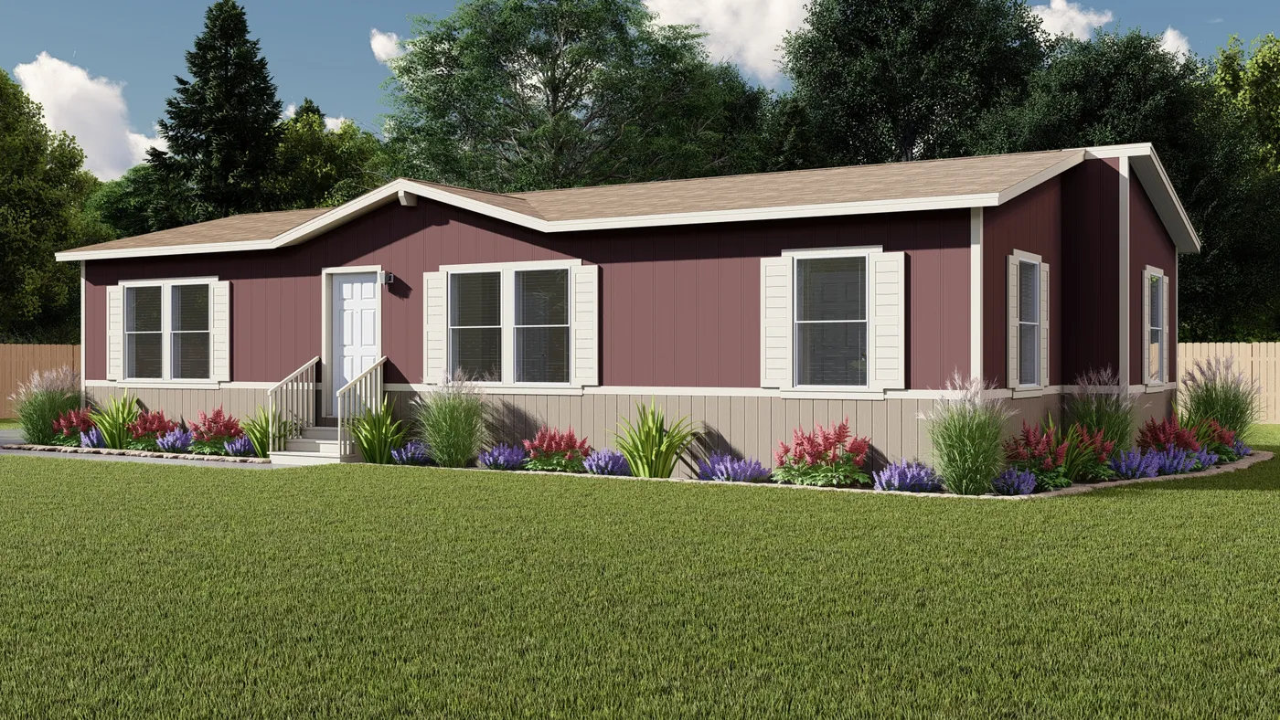 The FAIRPOINT 24523K Optional Heritage Exterior. This Manufactured Mobile Home features 3 bedrooms and 2 baths.