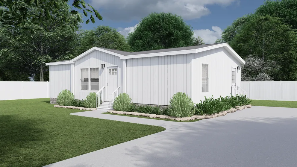The SWEET DREAMS Exterior. This Manufactured Mobile Home features 3 bedrooms and 2 baths.
