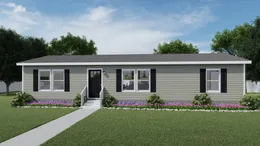 The GLIMPSE Exterior with Olive Vinyl. This Manufactured Mobile Home features 3 bedrooms and 2 baths.