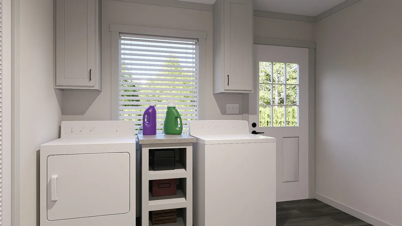 The FARM 3 FLEX DEN ELITE Exterior. This Manufactured Mobile Home features 3 bedrooms and 2 baths.
