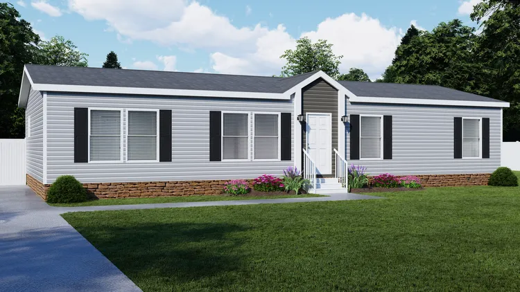 The THE ANNIVERSARY 2.1 Exterior. This Manufactured Mobile Home features 3 bedrooms and 2 baths.