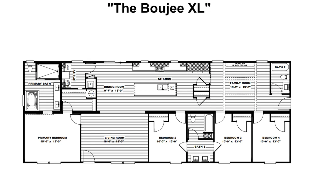 Boujee XL 2 Floor Plan