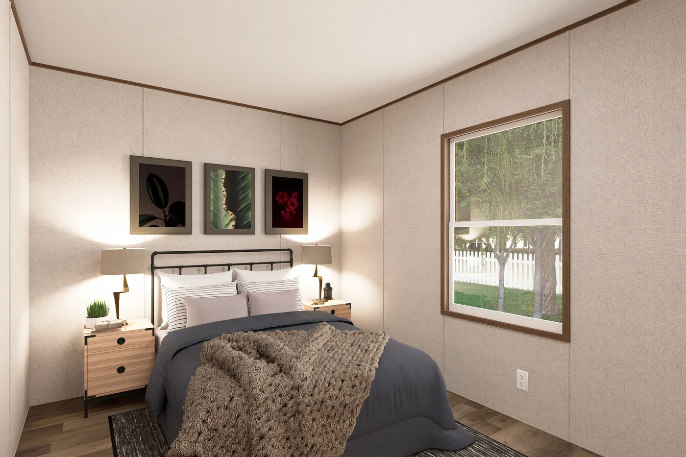 The CYPRESS Exterior. This Manufactured Mobile Home features 4 bedrooms and 2 baths.