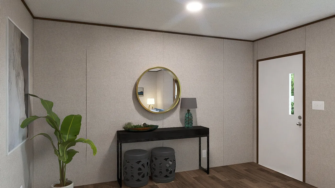 The SYCAMORE Exterior. This Manufactured Mobile Home features 4 bedrooms and 2 baths.