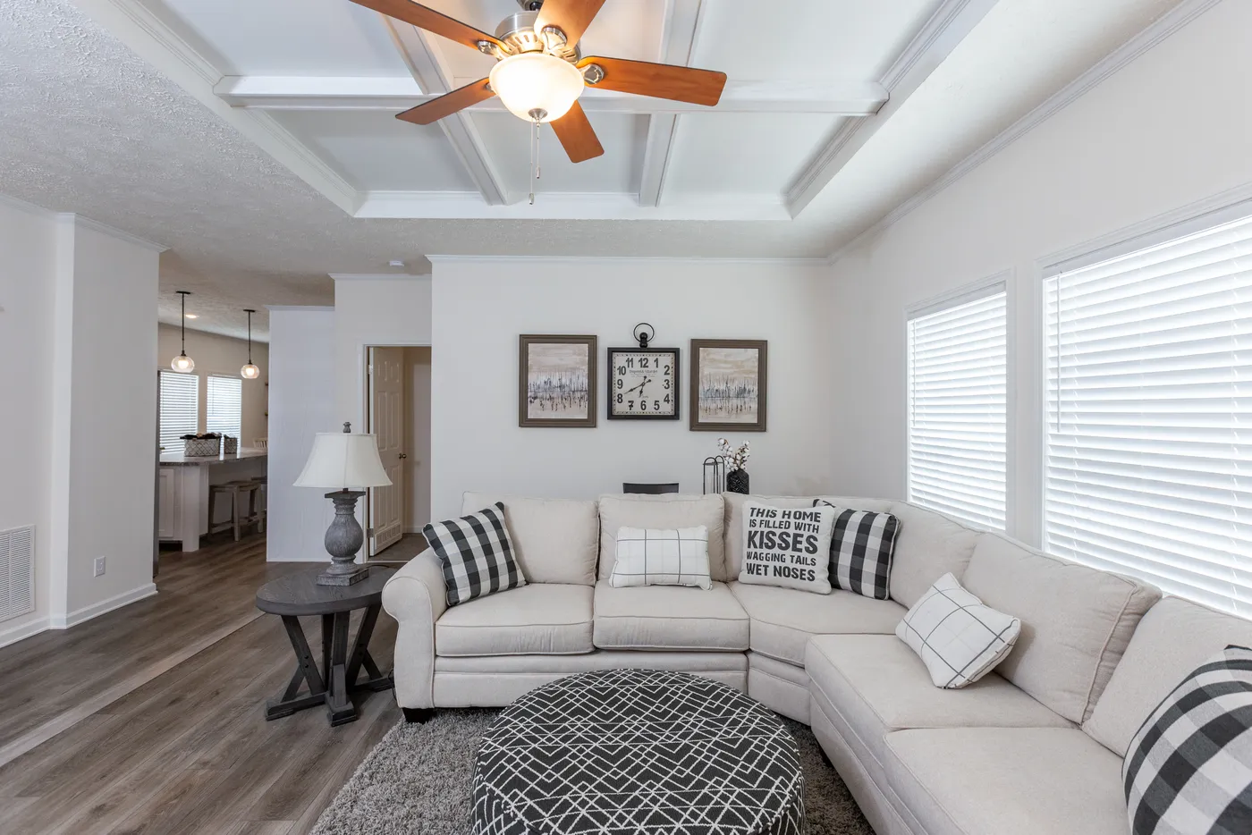 The 1454 CAROLINA Exterior. This Manufactured Mobile Home features 4 bedrooms and 2 baths.