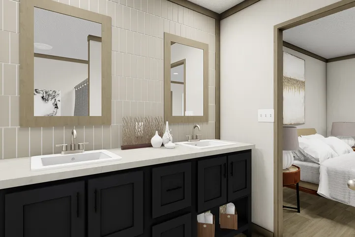 The SYDNEY Exterior. This Manufactured Mobile Home features 3 bedrooms and 2 baths.