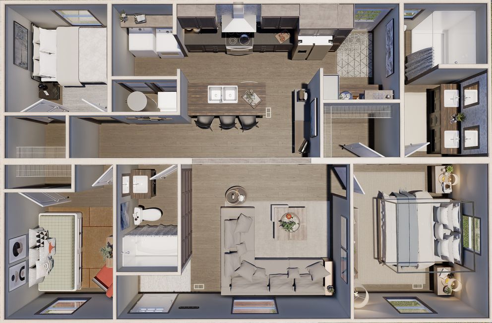 3D floor plan